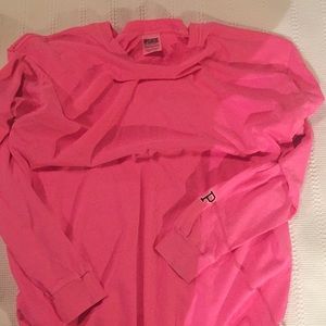 Pink soft light weight sweat top